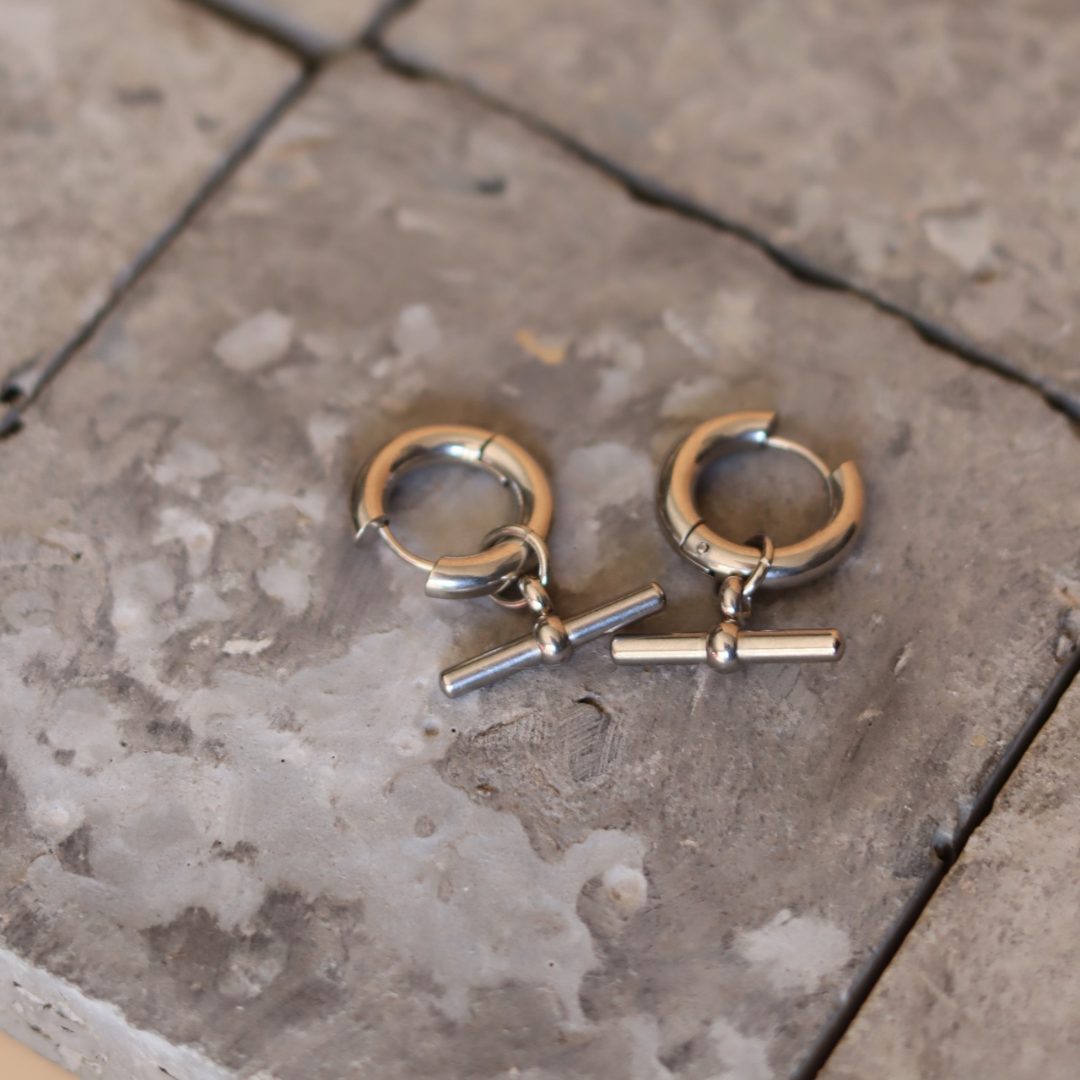 STAINLESS STEEL EARRING : 000