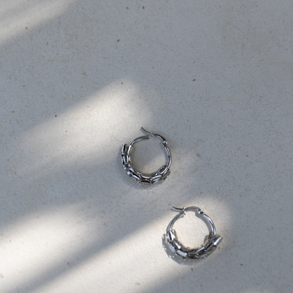 STAINLESS STEEL EARRING : 000
