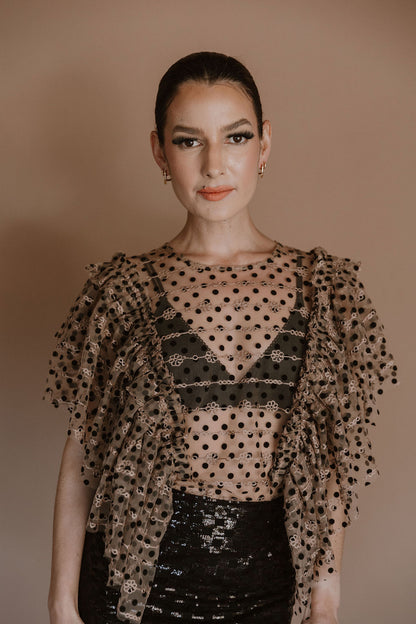 BLAKE : Nude + Black