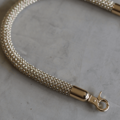 gold weave clutch handle detachable-clutch-lynne